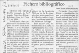 Fichero bibliográfico  [artículo] Carlos René Ibacache.