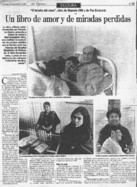 Un libro de amor y de miradas perdidas