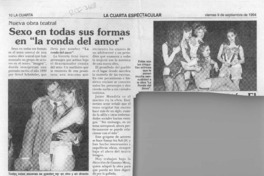 Sexo en todas sus formas en "La ronda del amor"  [artículo].