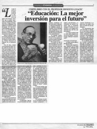 "Educación, la mejor inversión para el futuro"