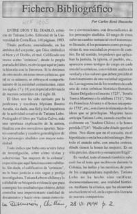 Fichero bibliográfico  [artículo] Carlos René Ibacache.