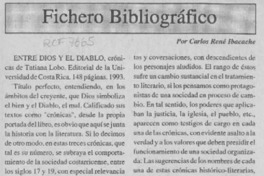 Fichero bibliográfico  [artículo] Carlos René Ibacache.