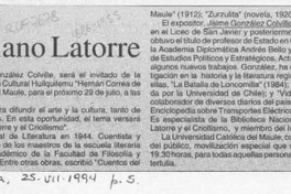 Tema, Mariano Latorre