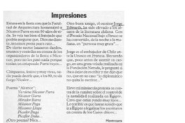 Impresiones  [artículo] Mentessana.