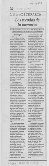 Los recodos de la memoria