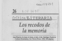 Los recodos de la memoria