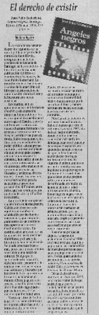 El derecho de existir