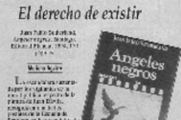 El derecho de existir