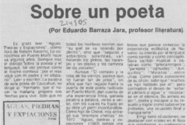 Sobre un poeta