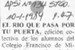 El Río que pasa por tu puerta