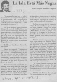 La isla está mas negra