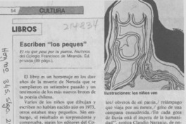 Escriben "los peques"