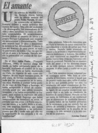 El amante  [artículo] Antoine Doinel.