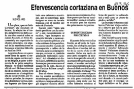 Efervescencia cortaziana en Buenos Aires  [artículo].