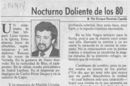 Nocturno doliente de los 80
