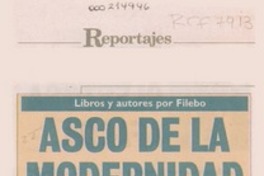 Asco de la modernidad