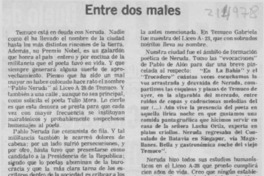 Entre dos males