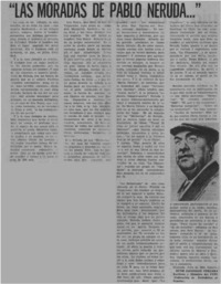 "Las moradas de Pablo Neruda"