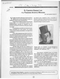 El cuentista Enrique Lihn y el panorama artístico mirandés  [artículo] Juan Ignacio Iturra G.