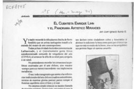 El cuentista Enrique Lihn y el panorama artístico mirandés  [artículo] Juan Ignacio Iturra G.
