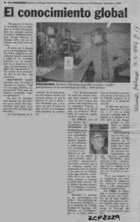 El Conocimiento global  [artículo].