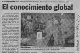 El Conocimiento global  [artículo].