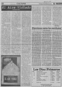 El aire viciado  [artículo] Silvia Rodríguez Bravo.