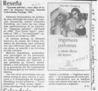 Reseña  [artículo] E. U.