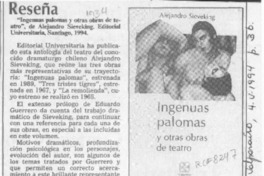 Reseña  [artículo] E. U.