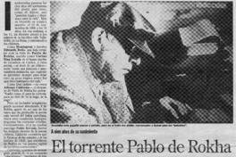 El torrente Pablo de Rokha