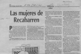 Las mujeres de Recabarren  [artículo] Iván Ljubetic.