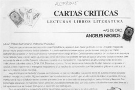 Angeles negros  [artículo] Camilo Marks.