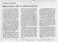 Memorias de un sonámbulo  [artículo] Agustín Squella.