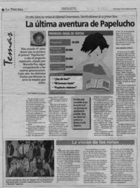 La Ultima aventura de Papelucho  [artículo].