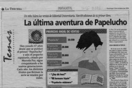 La Ultima aventura de Papelucho  [artículo].