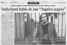 Sutherland habla de sus "Angeles negros"