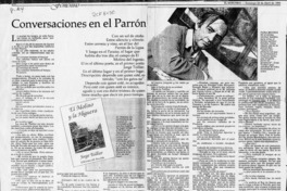 Conversaciones en el parrón  [artículo] Eliana Pattillo B.