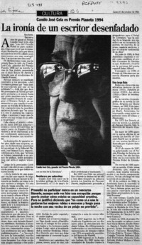 La Ironía de un escritor desenfadado  [artículo].