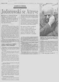 Jodorowski se atreve