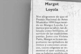 Margot Loyola  [artículo].