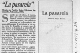 "La pasarela"  [artículo] H. R. Cortés.