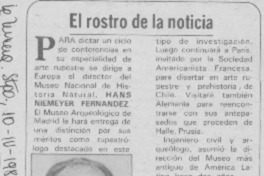 El rostro de la noticia