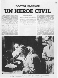 Doctor Juan Noé, un héroe civil