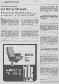 No hay ley que valga [entrevista]