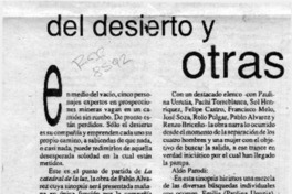 Del desierto y otras nadas  [artículo] Ignacio Iñiguez.