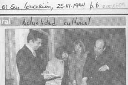 Presentaron libro de Silvia Riquelme  [artículo].