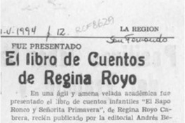 El Libro de cuentos de Regina Royo  [artículo].