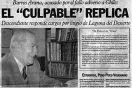 El "Culpable" replica