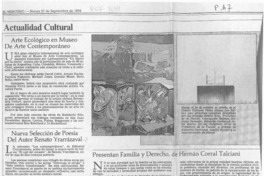 Actualidad cultural  [artículo].