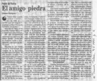 El amigo piedra  [artículo] Gabriel Rodríguez.